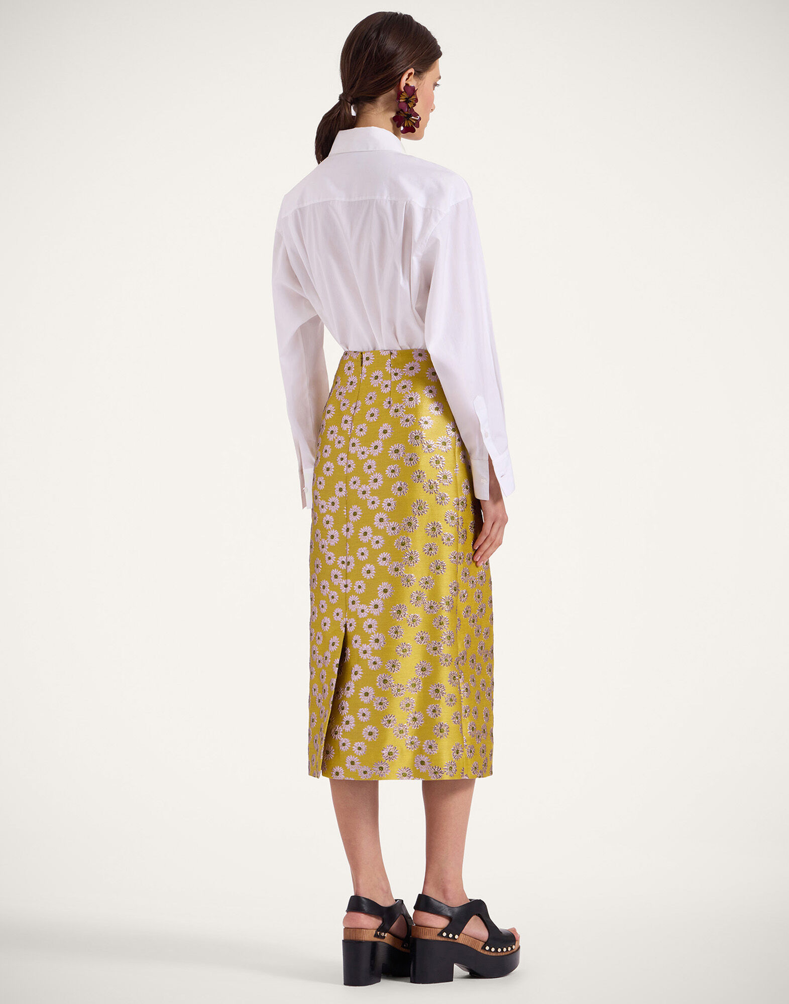 La DoubleJ Pencil Skirt Margarita SKI0011JAC041MGT0001