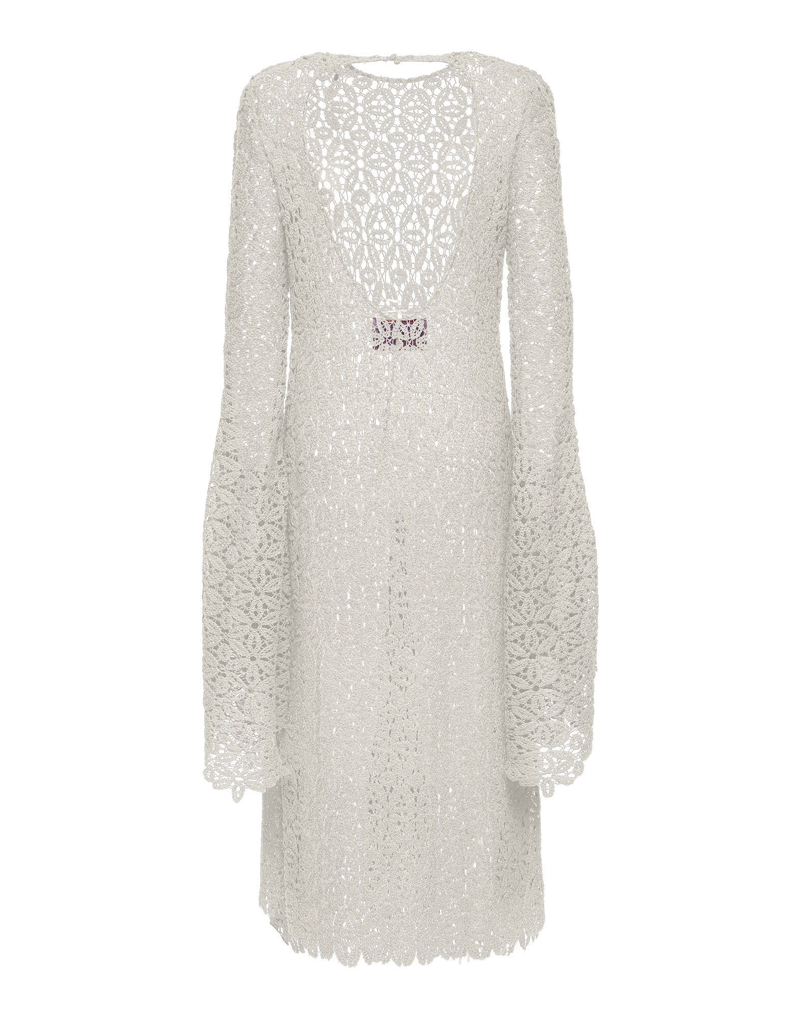 La DoubleJ Costiera Dress Solid White DRE0485LAC002SOLIDWH01