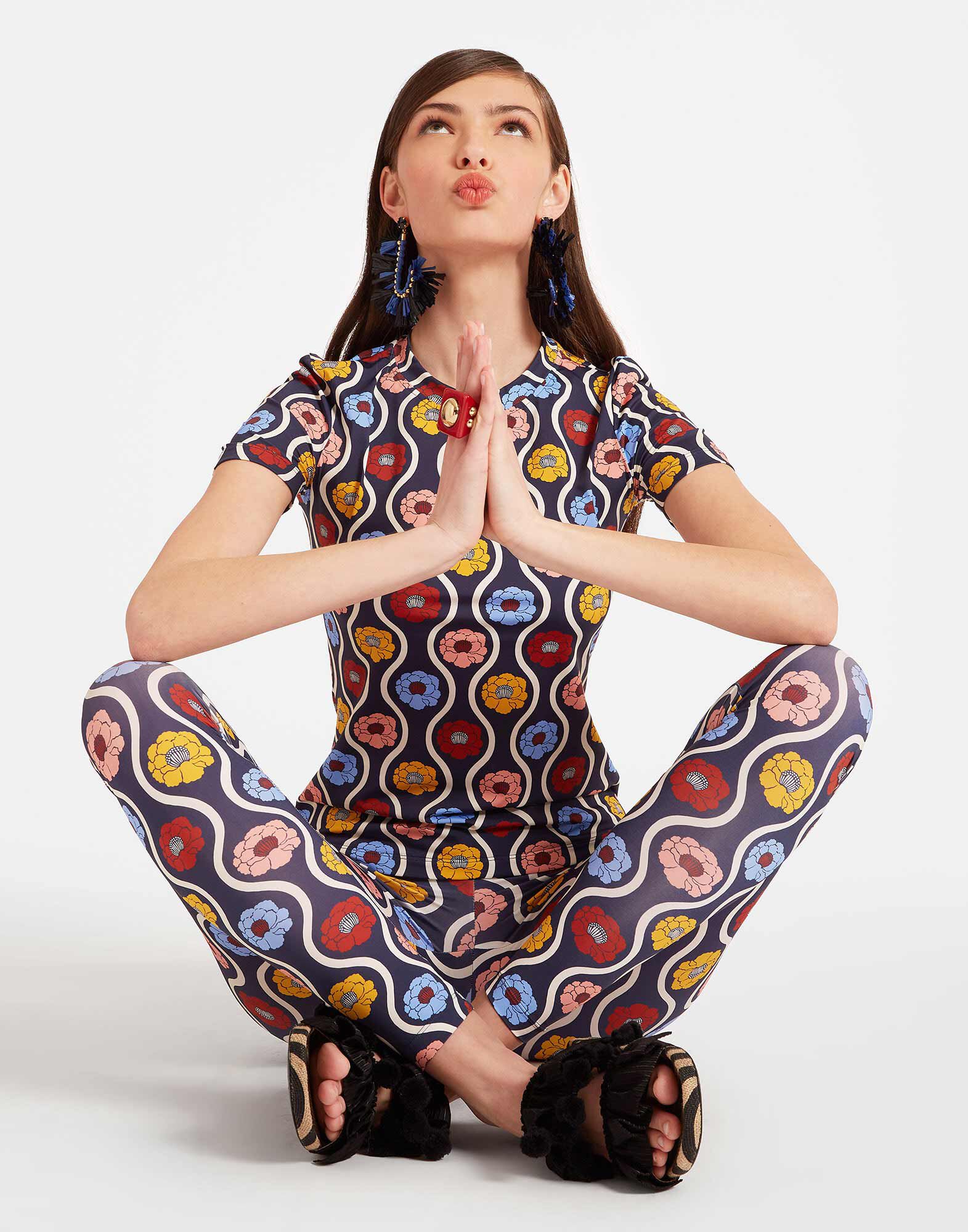 La DoubleJ Jazzercize T-Shirt Whitsun Mini Blue TSH0010JER005FSK02BU03