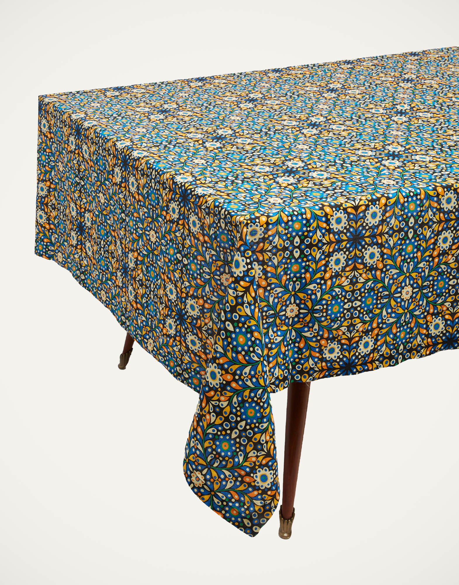 La DoubleJ Small Tablecloth Confetti Blu TBC0001LIN001CON0002