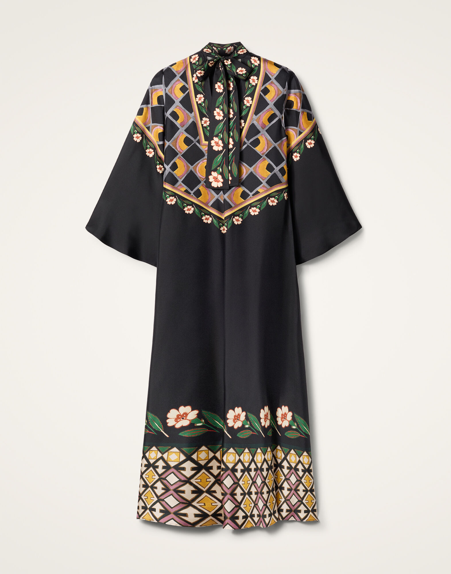 La DoubleJ Magnifico Dress Dazed Plac&eacute;e Black DRE0232SIL001DAZ01BL01