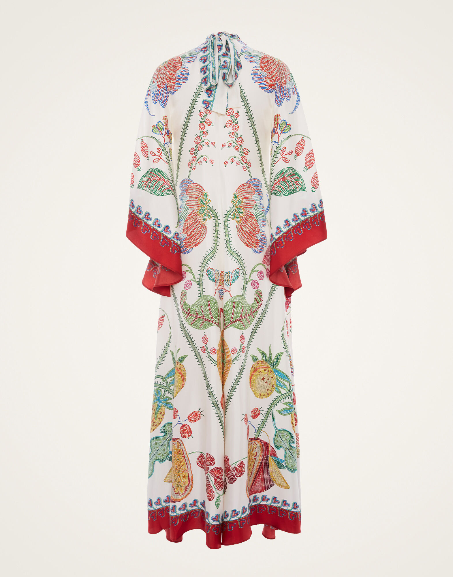 La DoubleJ Magnifico Dress Grenadilla Plac&eacute;e Off White DRE0232SIL006GRN01WH05