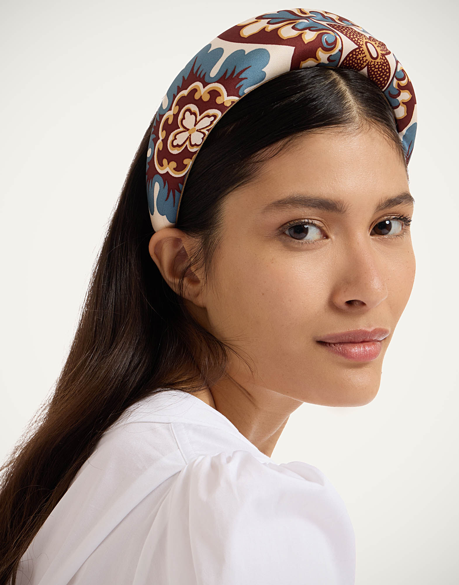 La DoubleJ Medici Headband Palazzo Chocolate HEB0017FOD001PAL10BR07