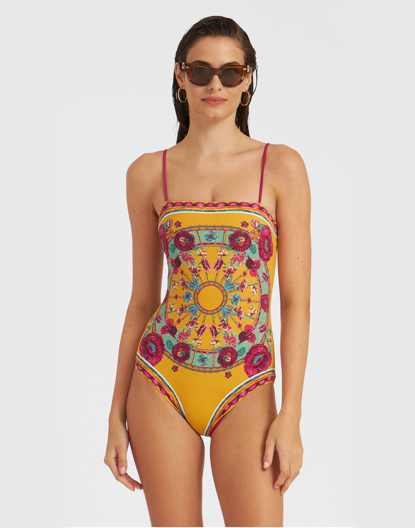 La DoubleJ Elle Swimsuit Zodiac Plac&eacute;e Marigold SWI0055LYC006ZOD01OR05