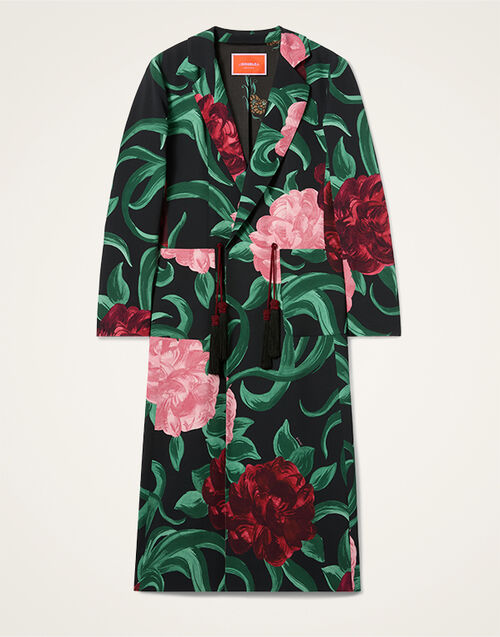 La DoubleJ Duster Coat Peony Black JAC0166SAB001PEO05BL01