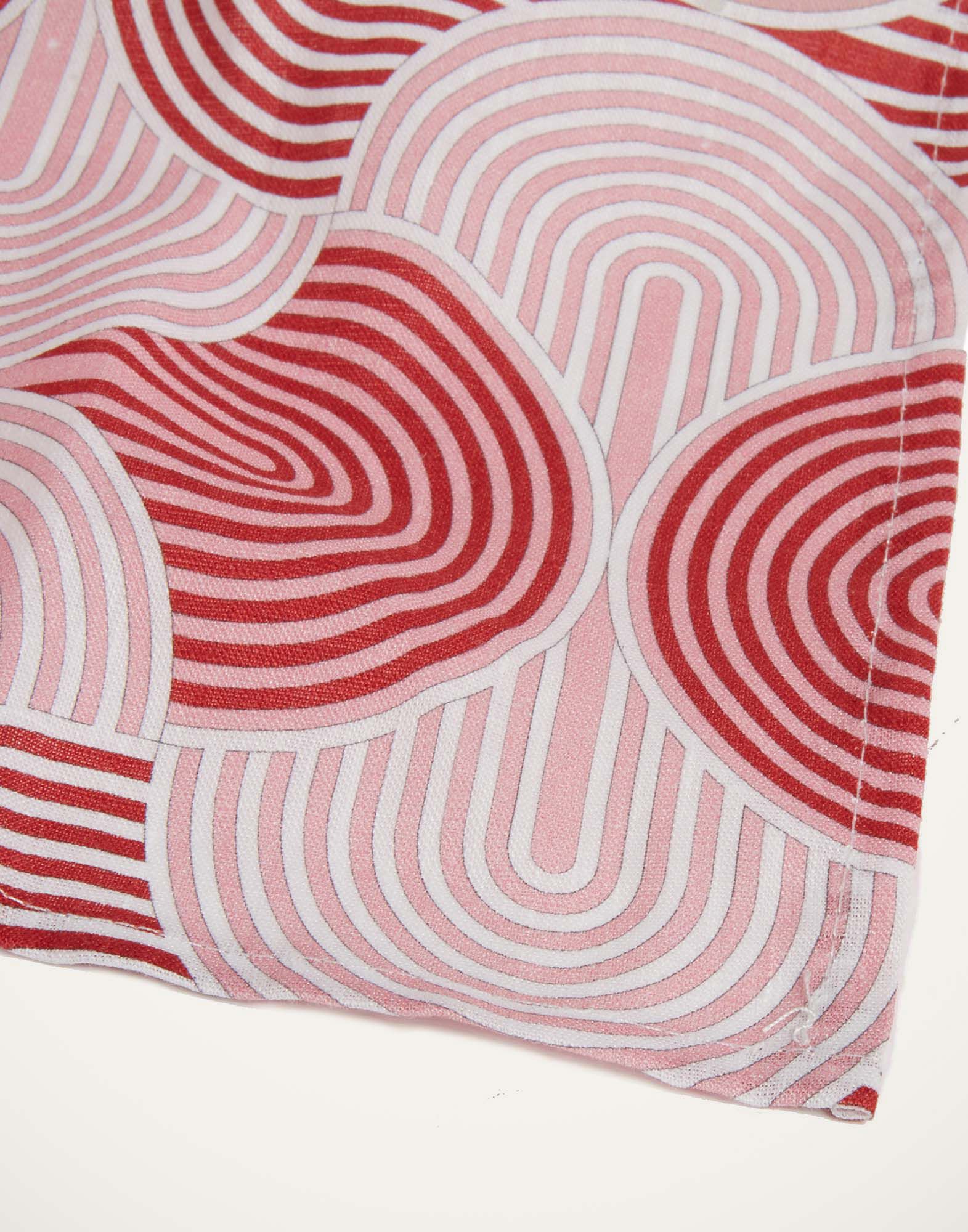 La DoubleJ Large Napkins Set Of 2 Slinky Rosso NAP0006LIN001SLI0004