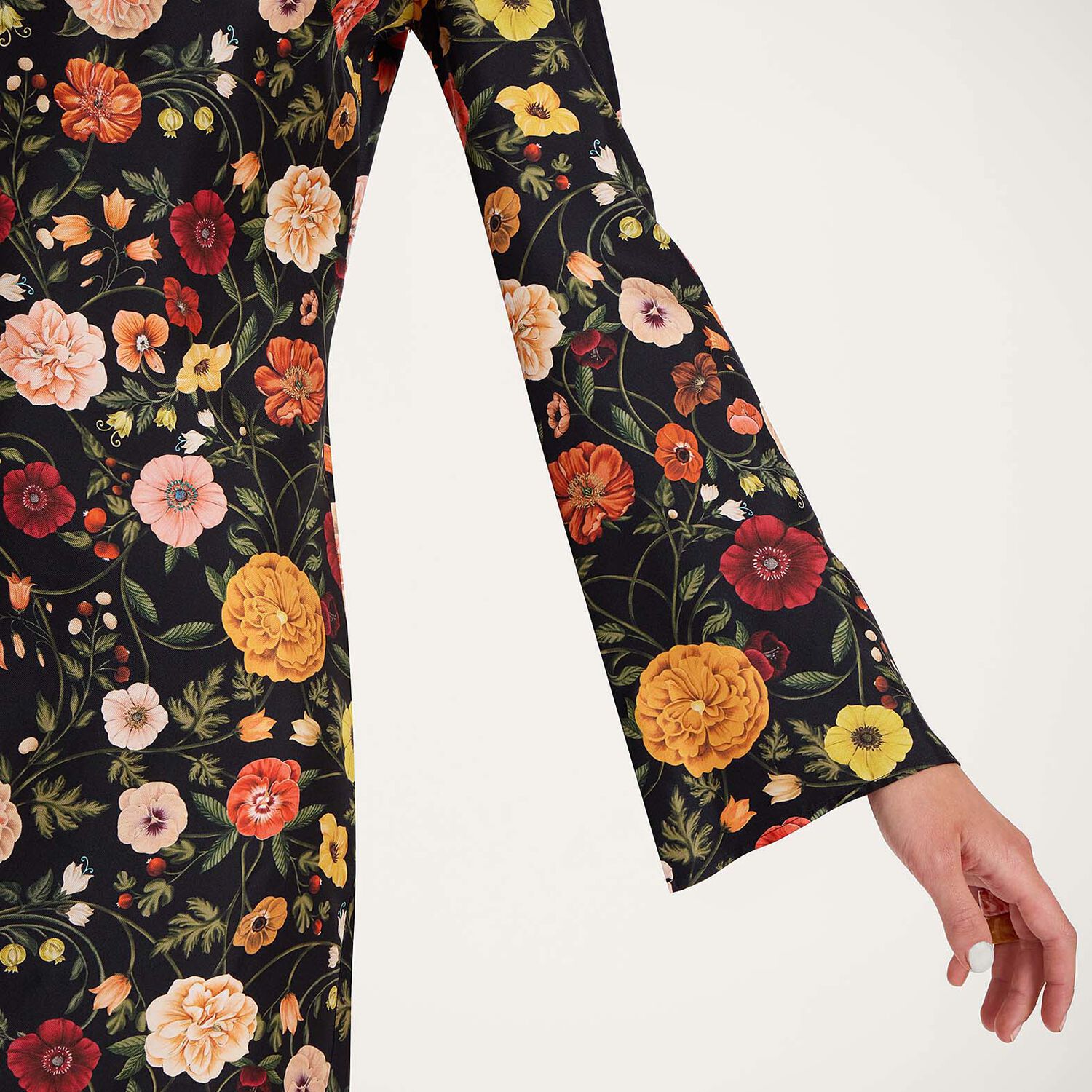 La Doublej Mini Supreme Swing Dress In Botticelli Black