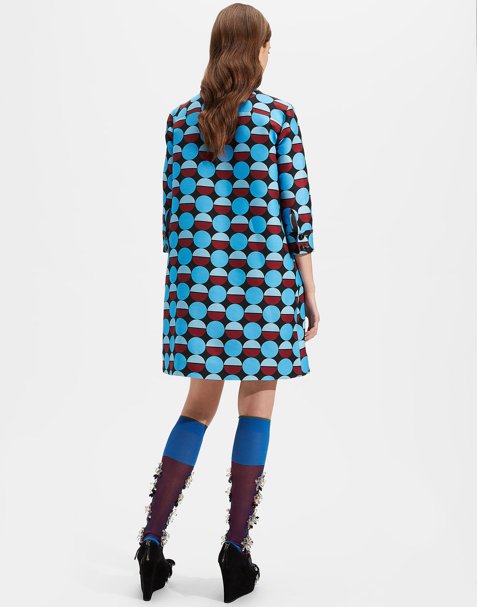 LaDoubleJ Short Artemis Dress Sfere Azzurro DRE0180CAD001SFE0003