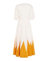 La DoubleJ Peek-A-Boo Dress Solid White Smoke DRE0318COT001AVO0004