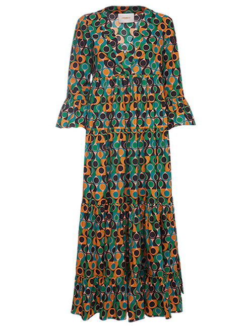 LaDoubleJ Jennifer Jane Dress Gumball Verde DRE0114COT001GUM0002