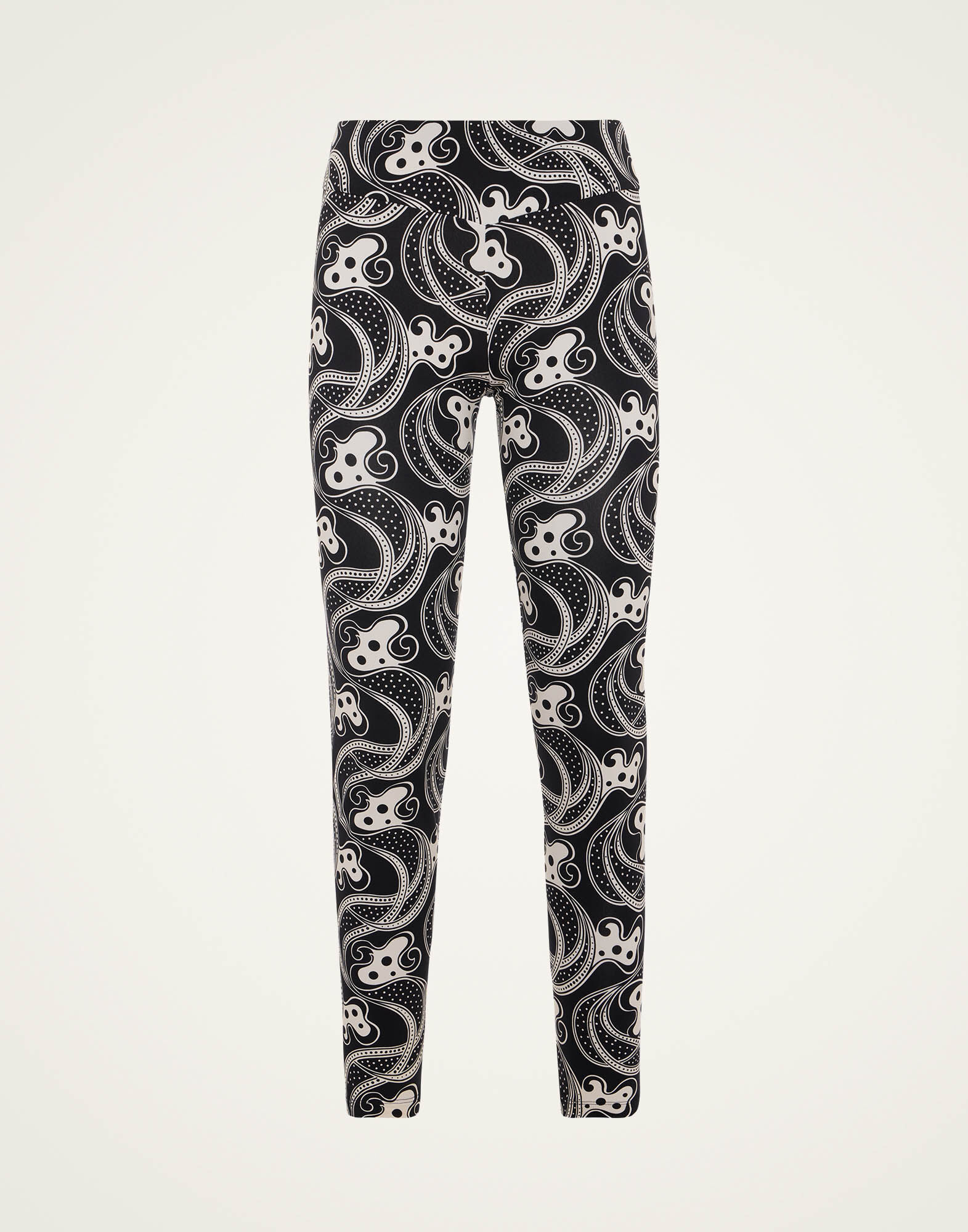 La DoubleJ Magica Leggings Aperol Black & White TRO0144JER049APE01BL03