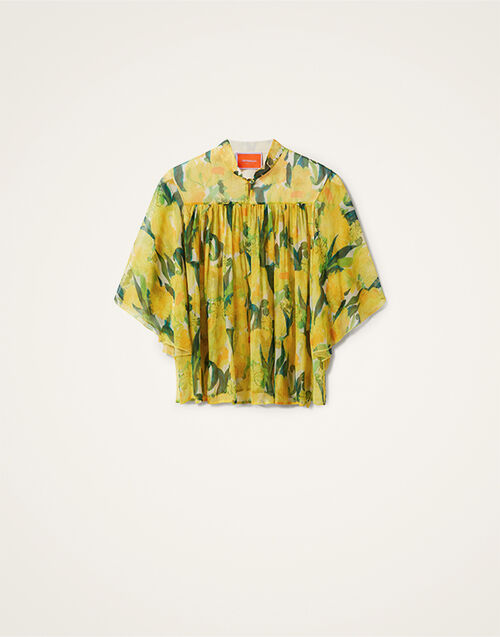 La DoubleJ Frapp&eacute; Top Zesty Yellow TOP0154CRE009ZES01YE02