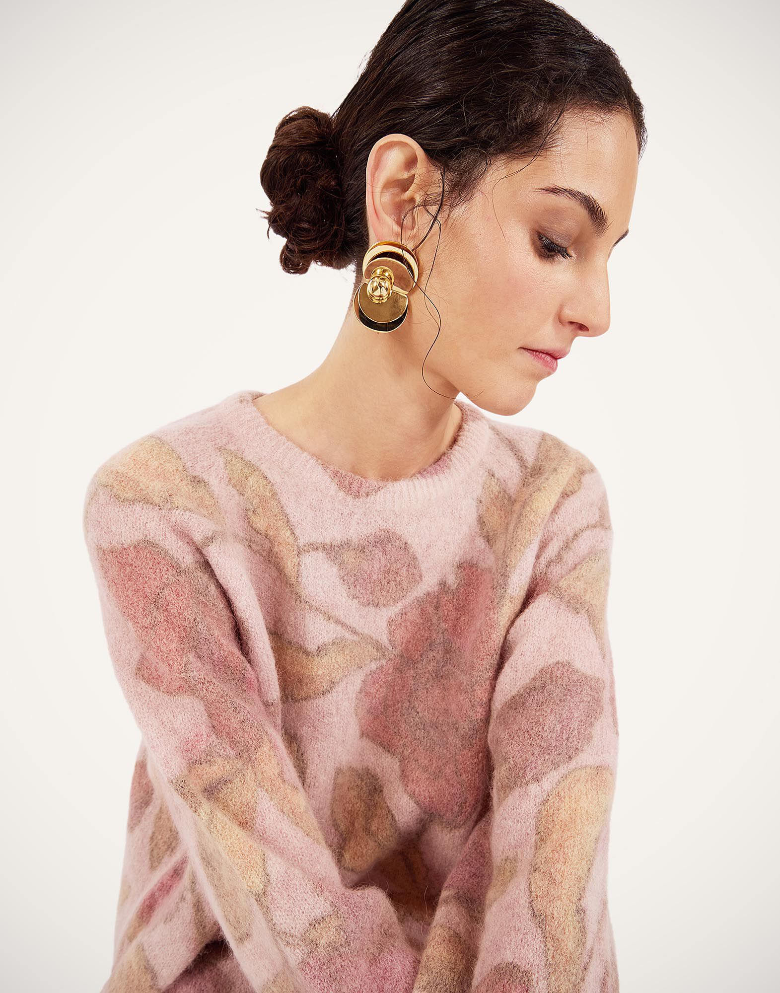 La DoubleJ All-In Sweater French Kiss Dusty Pink PUL0213KNI124VA419PI10