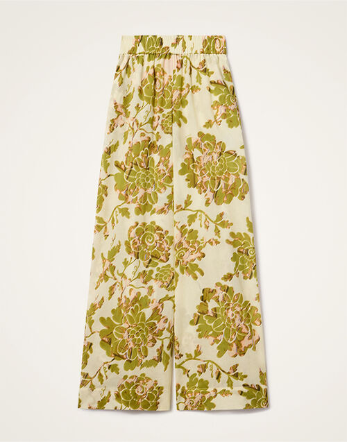 La DoubleJ Palazzo Pants Oasis Green TRO0003COT088OAS01GR02