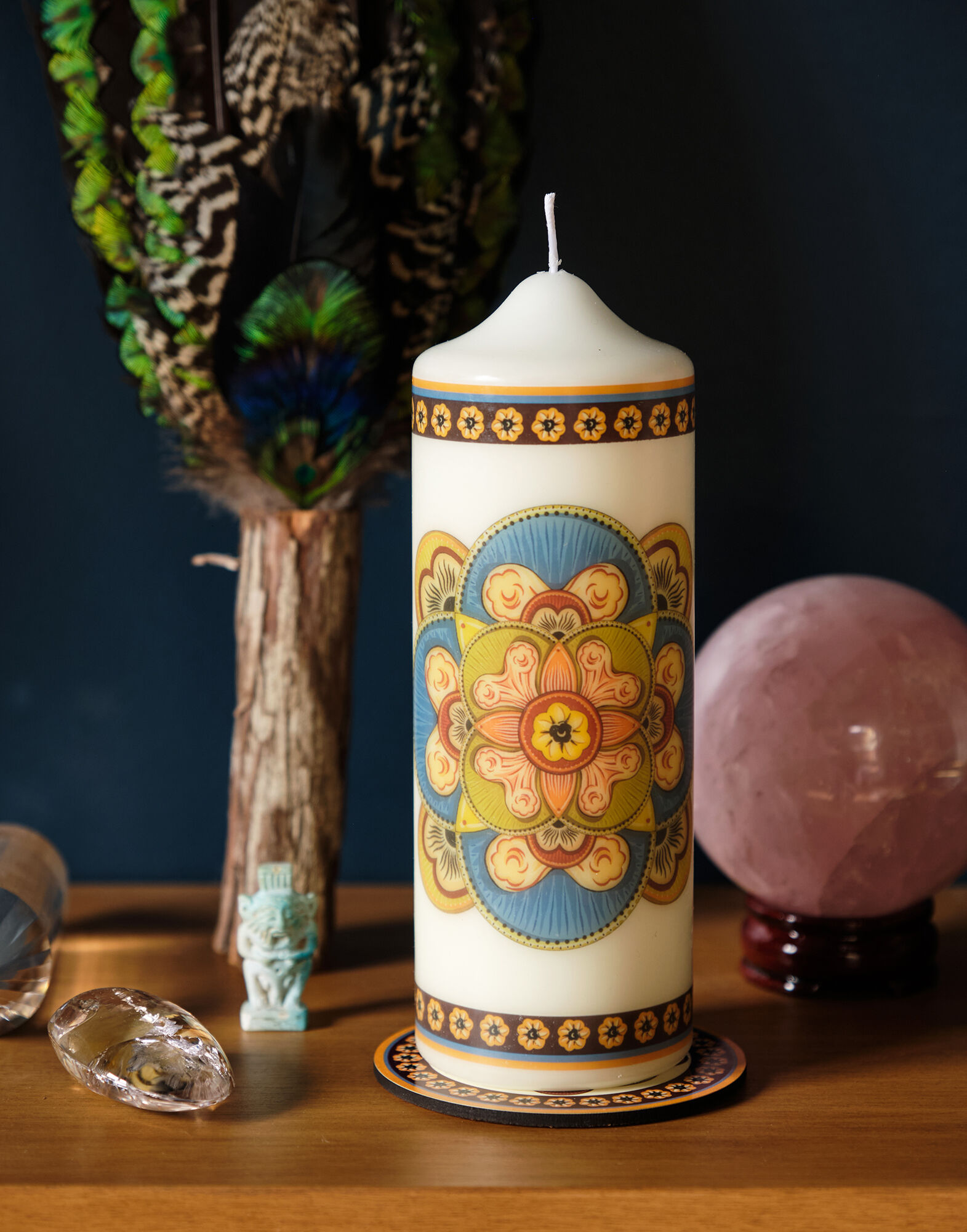 La DoubleJ Altar Candle Set Nucleus Off White CAN0016WAX001NUC01WH05