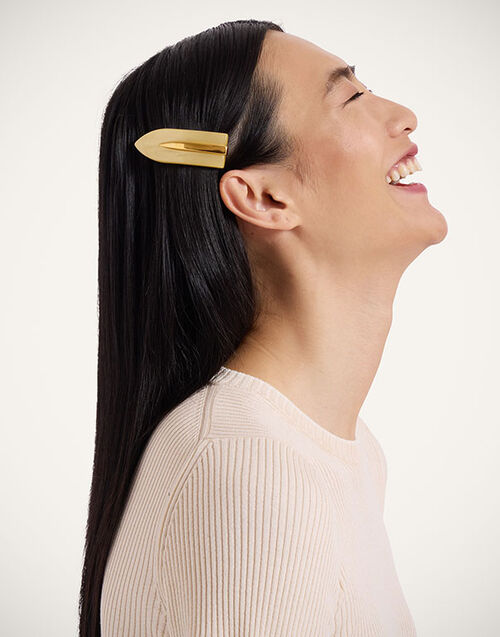 La DoubleJ Salon Clip Solid Light Yellow CLI0002POL008SOLIDYE01