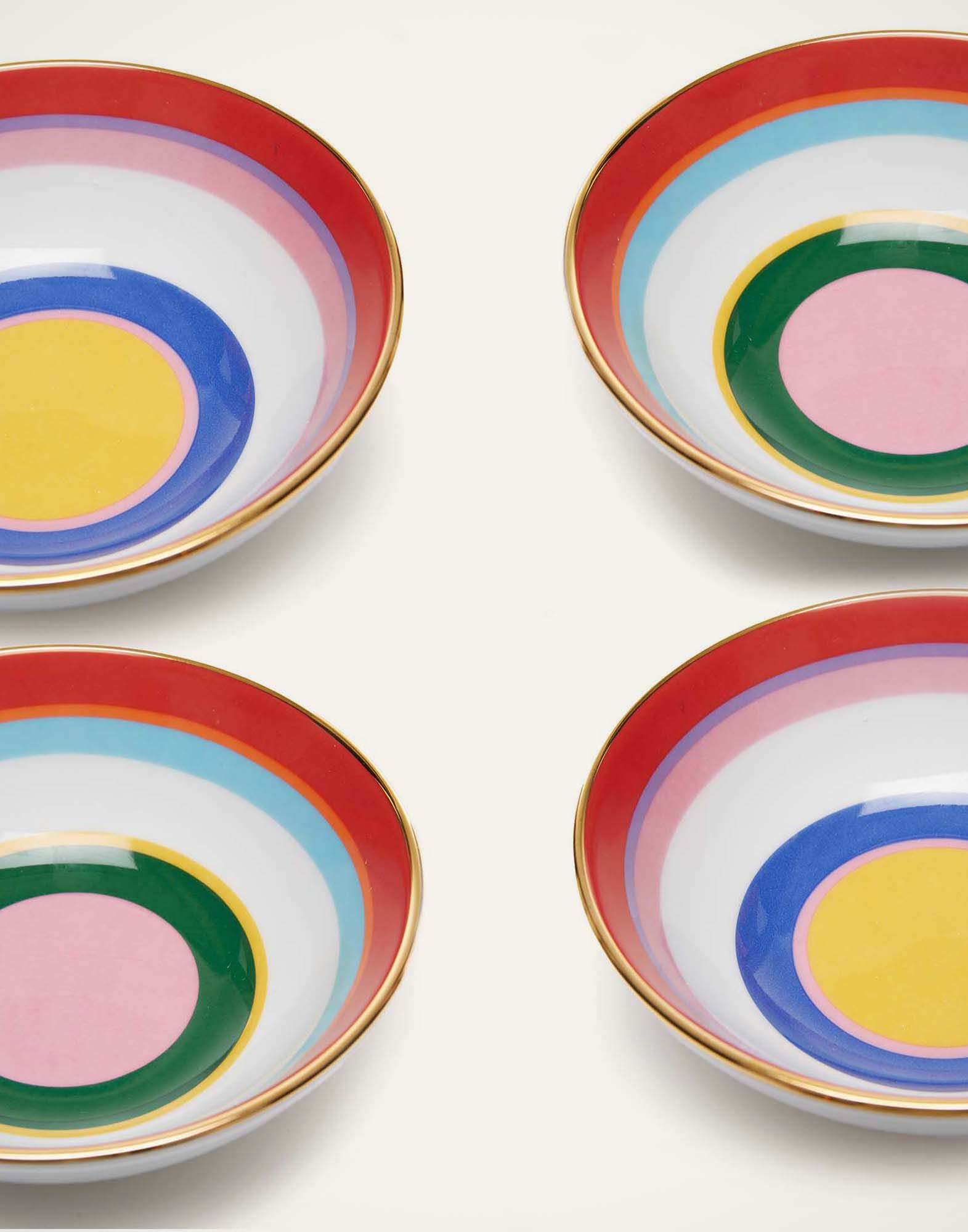 La DoubleJ Gelato Cup Set of 4 Rainbow Mix DIS0044CER001RAI0010