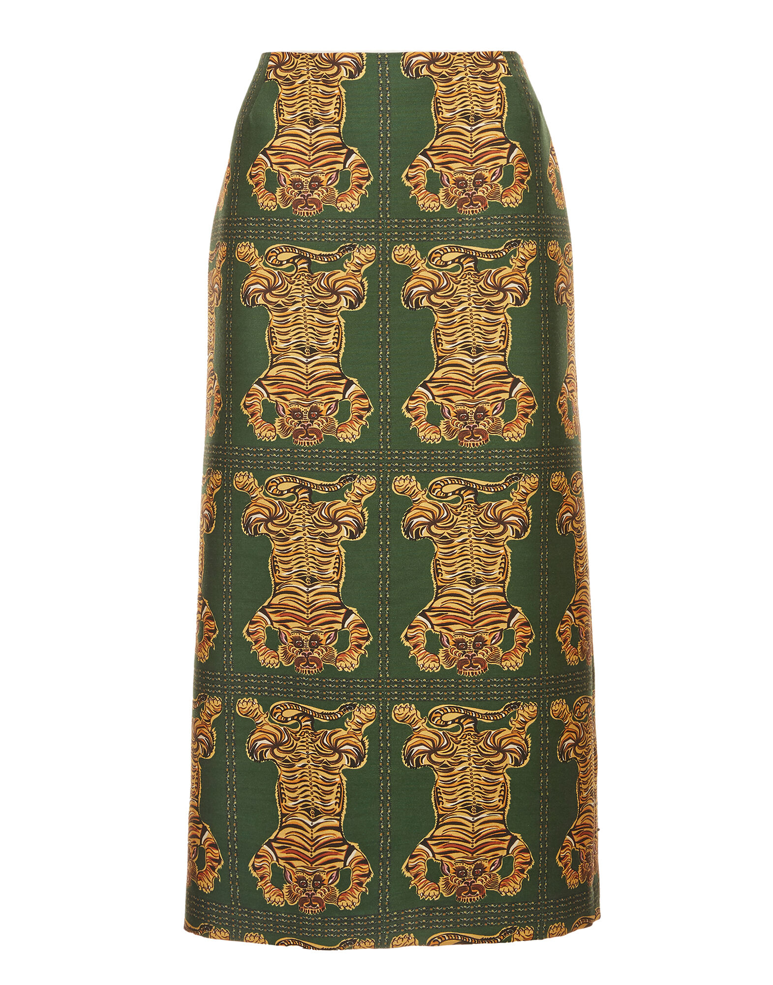 La DoubleJ Pencil Skirt Tiger Tiles SKI0011CAD001TIG0002