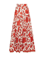 La DoubleJ Big Skirt Dragonflower Red SKI0001SIL010DRE01RE01