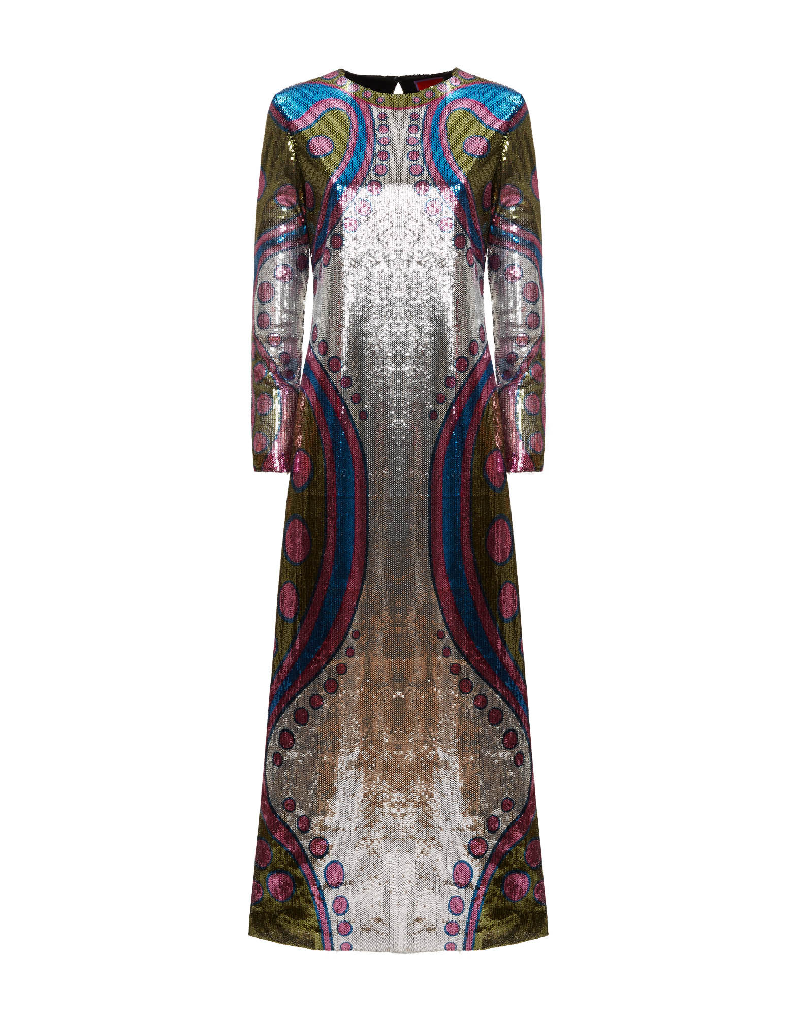 La DoubleJ Supreme Swing Dress Spritz Plac&eacute;e Silver DRE0445PAI004SPR04GY04