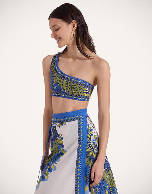 La DoubleJ Goddess Top Chakra Plac&eacute;e Multicolor SWI0057LYC006CHA05MU01