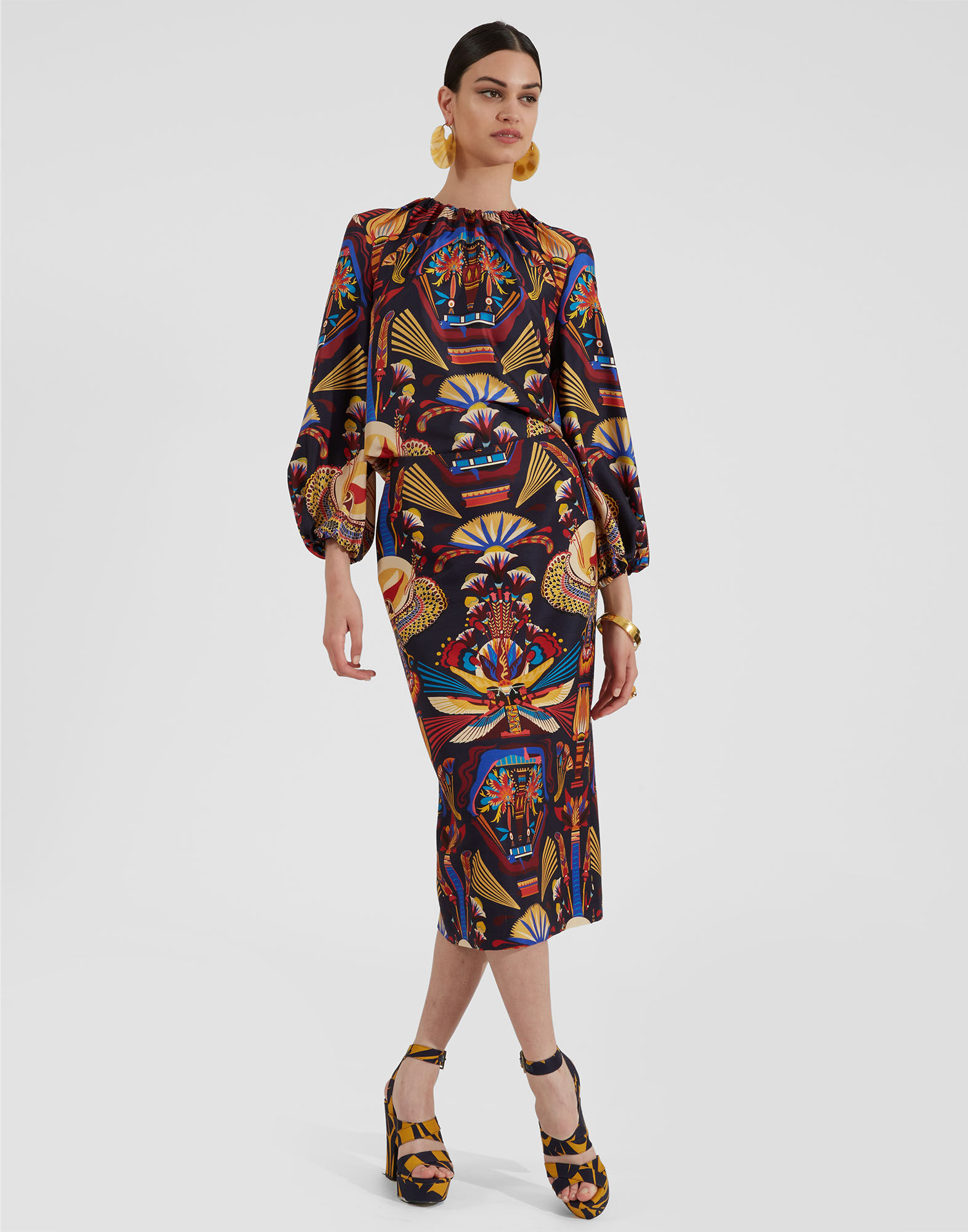 La DoubleJ Pencil Skirt Nephthys Navy SKI0011CAD001NEP01BU06