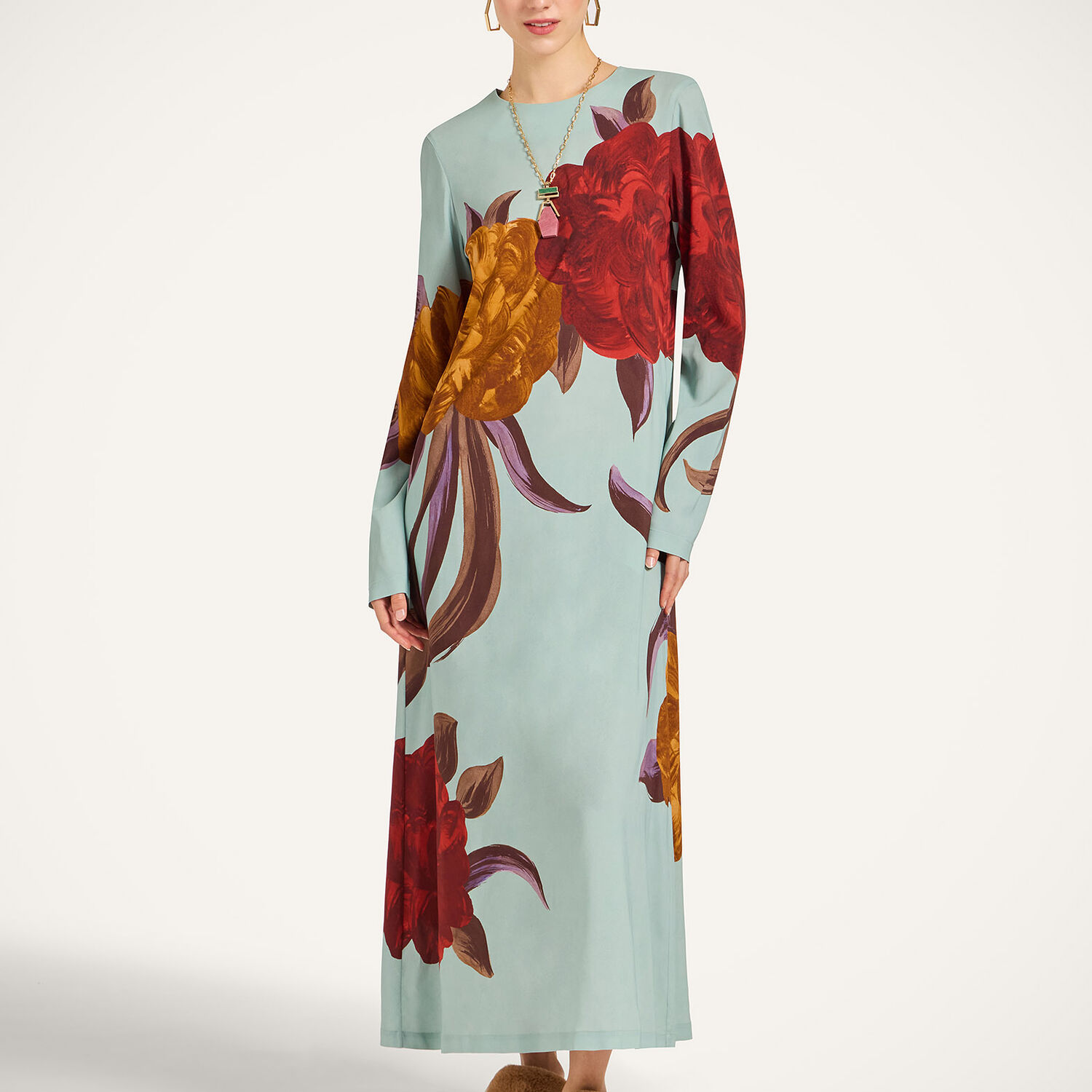 La Double J Long Sleeve Swing Dress