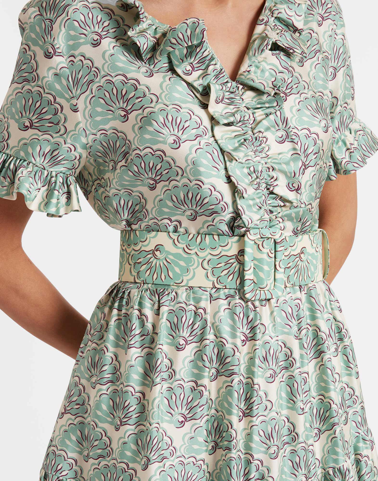 La DoubleJ Medium Belt Fans Mint BEL0007FAI004FAN01GR11