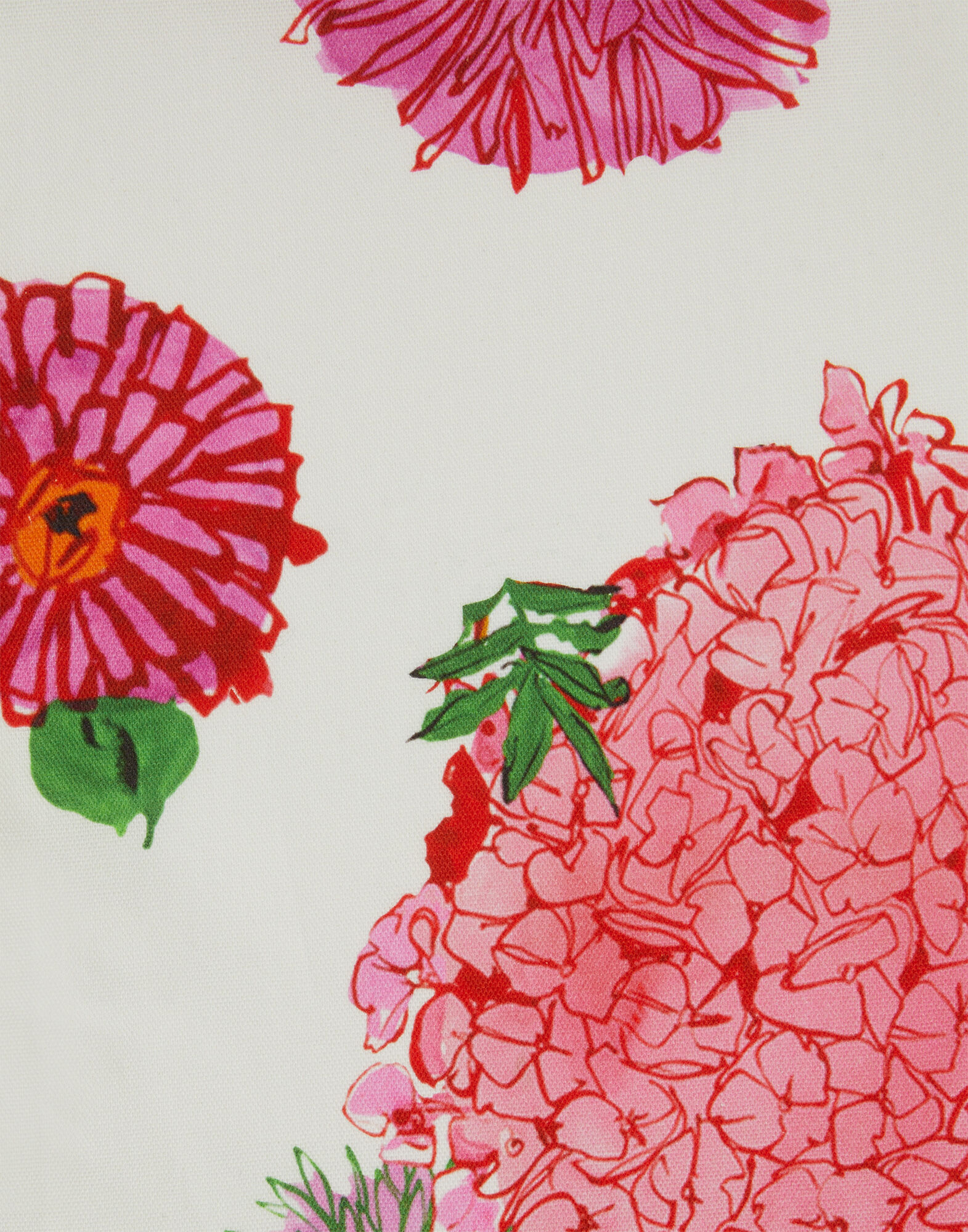 La DoubleJ Large Tablecloth Bright Blooms Plac&eacute;e Pink TBC0018COT073BRB04PI01