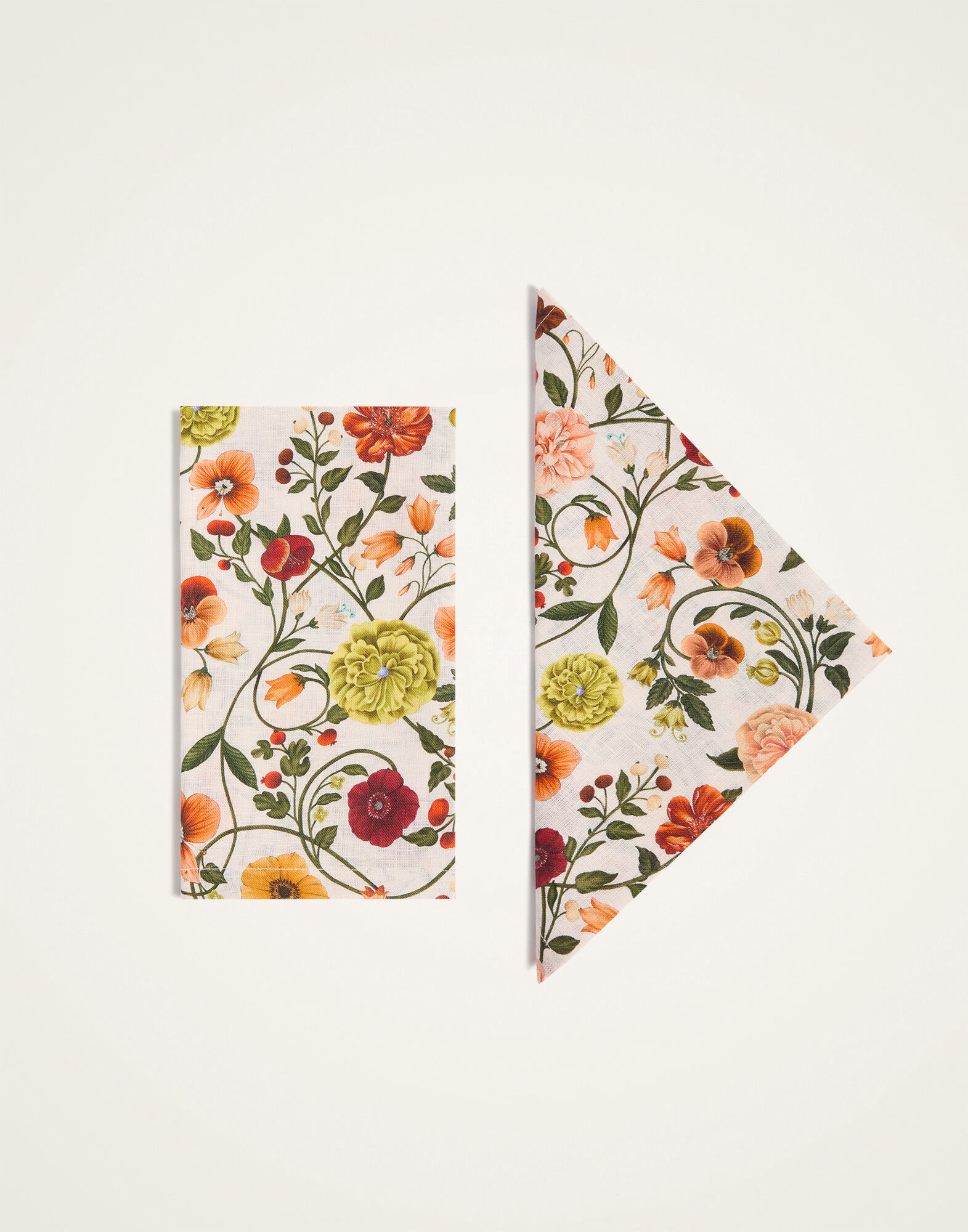 La DoubleJ Large Napkins Set of 2 Botticelli Multicolor NAP0017LIN015CEL01MU01