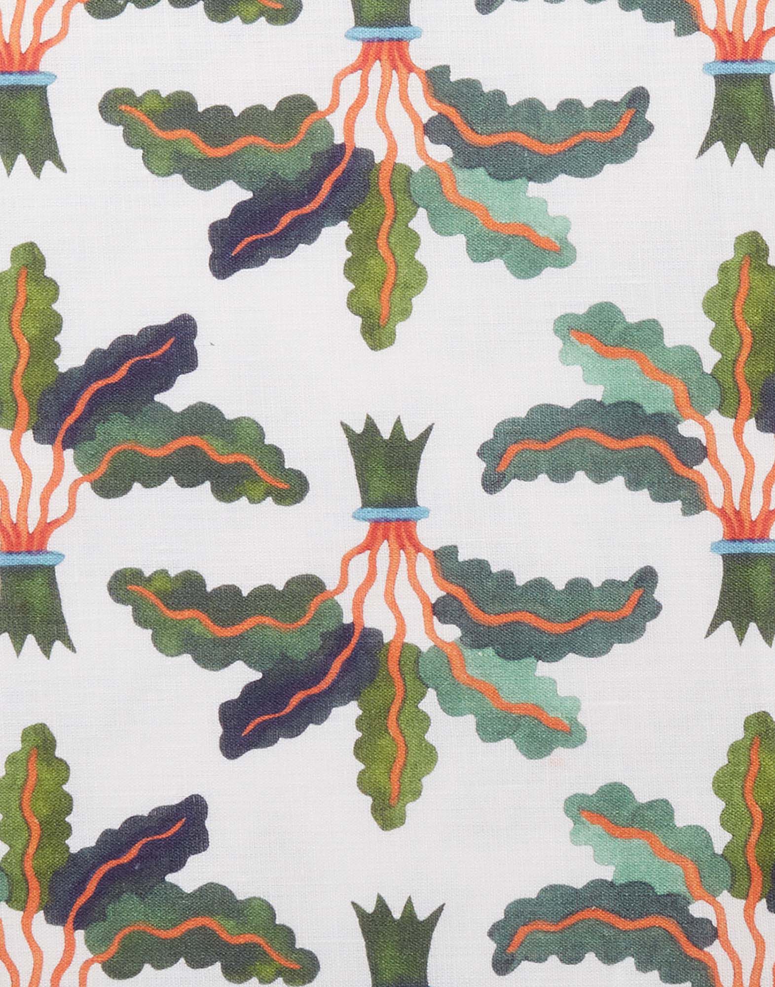 La DoubleJ Placemat Set Of 2 Palms TBM0001LIN001HLE0022