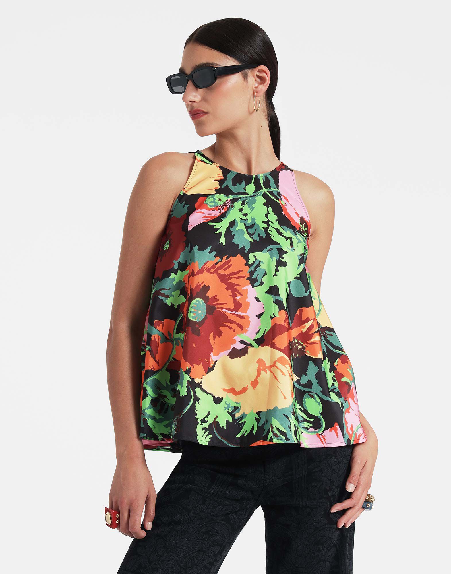 La DoubleJ La Fenice Top Wonderland Black TOP0111FAI004WON01BL01