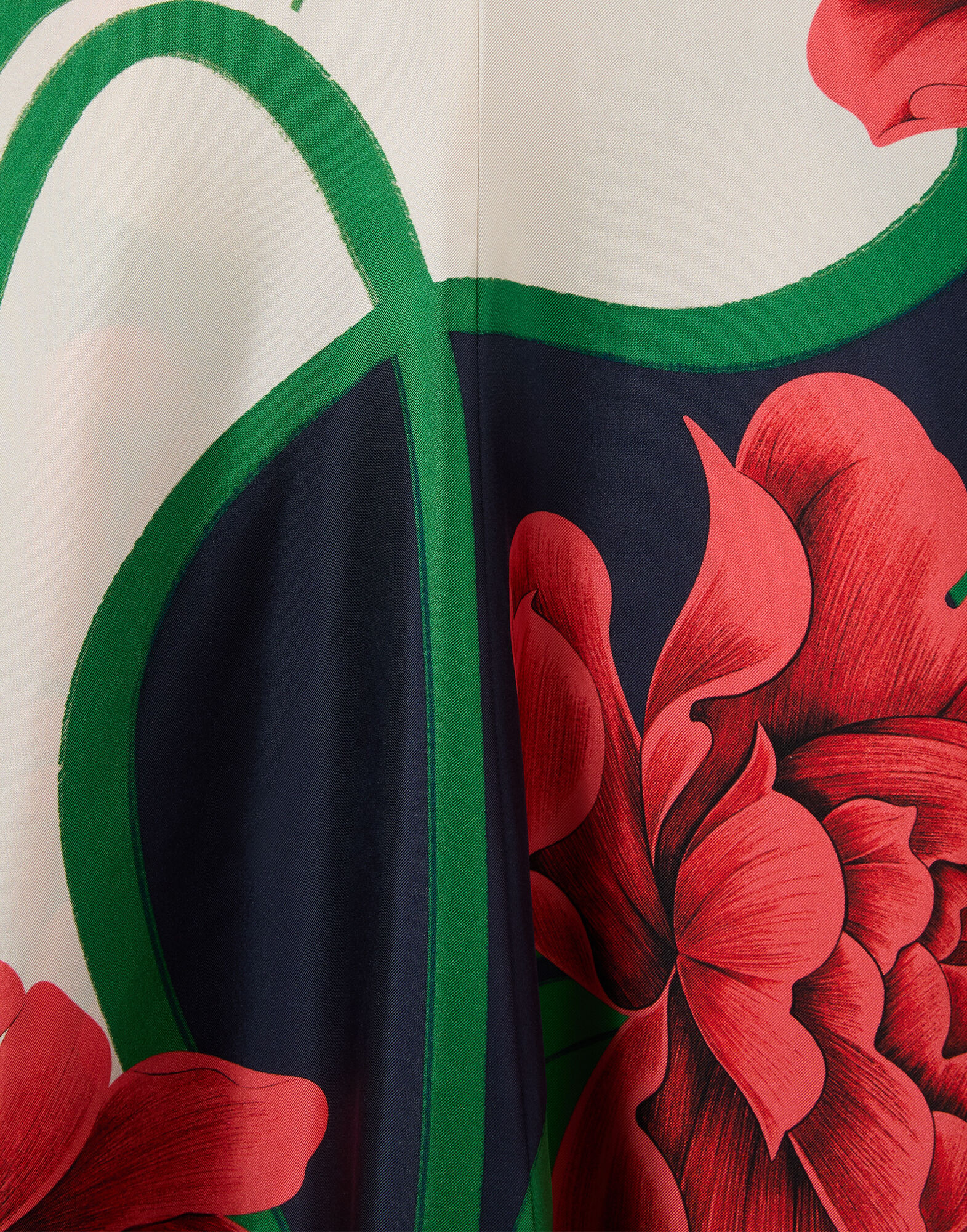 La DoubleJ Magnifico Dress Queen Peony Plac&eacute;e Blue DRE0232SIL001QPE02BU03