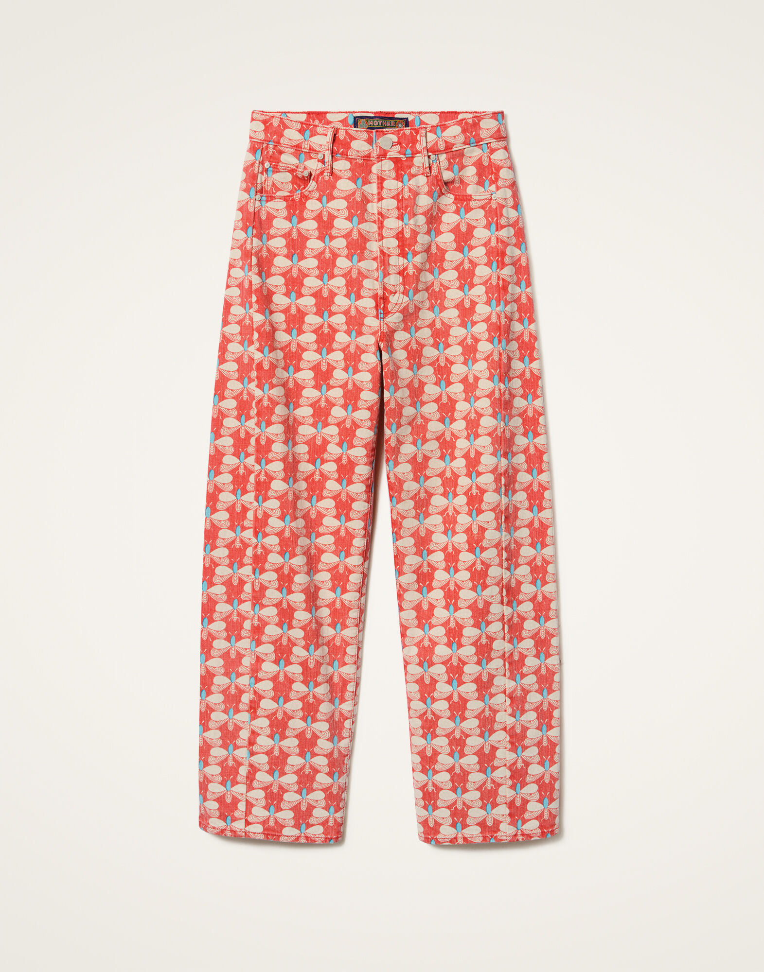 La DoubleJ The Half Pipe Jeans Pull My Petaltail Orange TRO0169DEN012PET03OR02