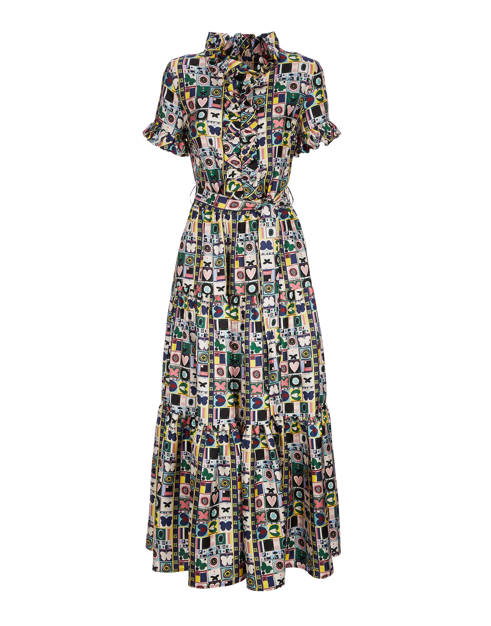 LaDoubleJ Long And Sassy Dress Francobollo DRE0017SIL001FRA0001