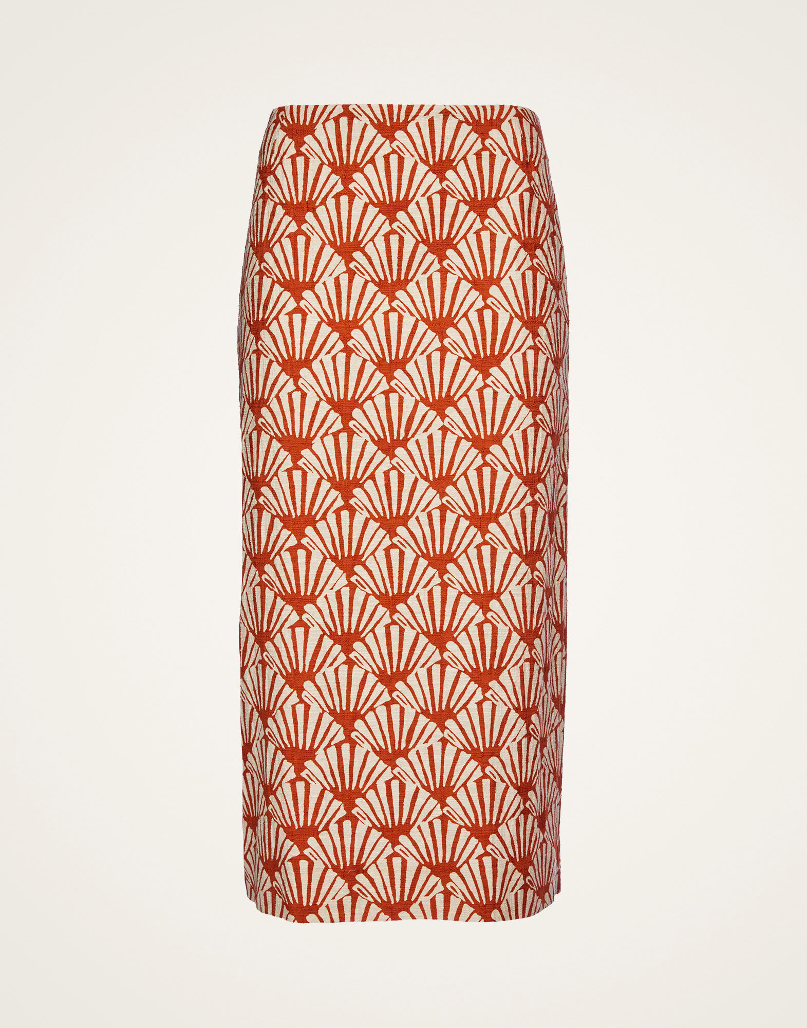 La DoubleJ Pencil Skirt Ventaglio SKI0011COT005VEN0001