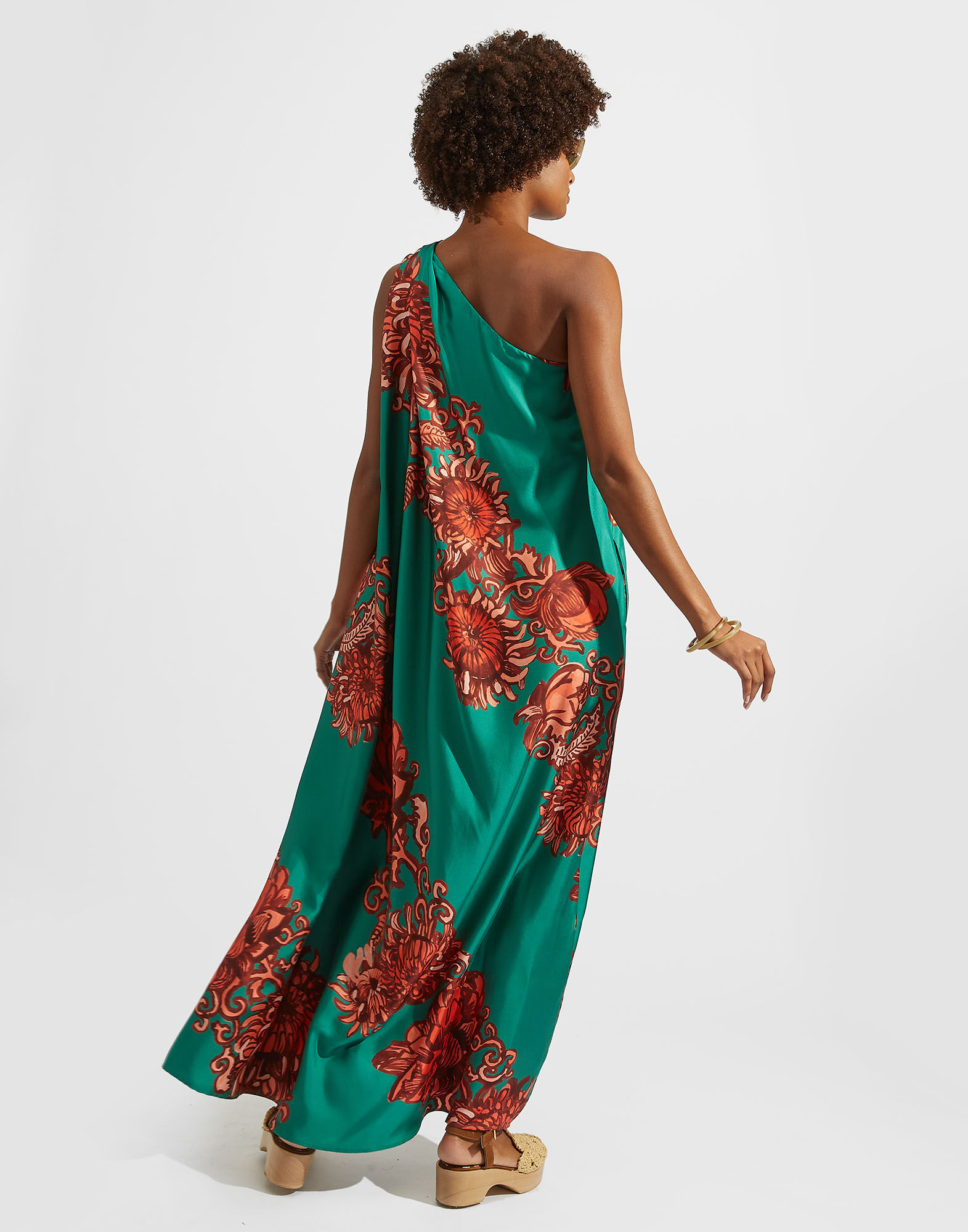 La DoubleJ Roy Dress Anemone Ghirlanda DRE0460SIL001ANE03GR02