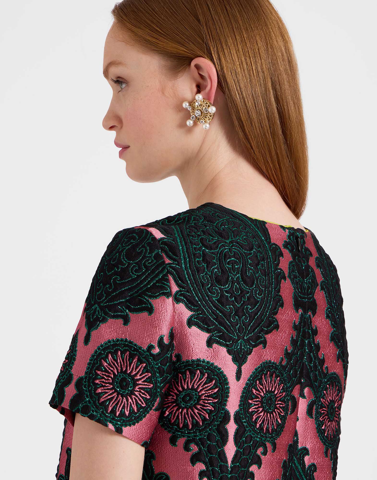 La DoubleJ Mini Swing Dress Oltrarno Pink DRE0658JCQ084OLT01PI01