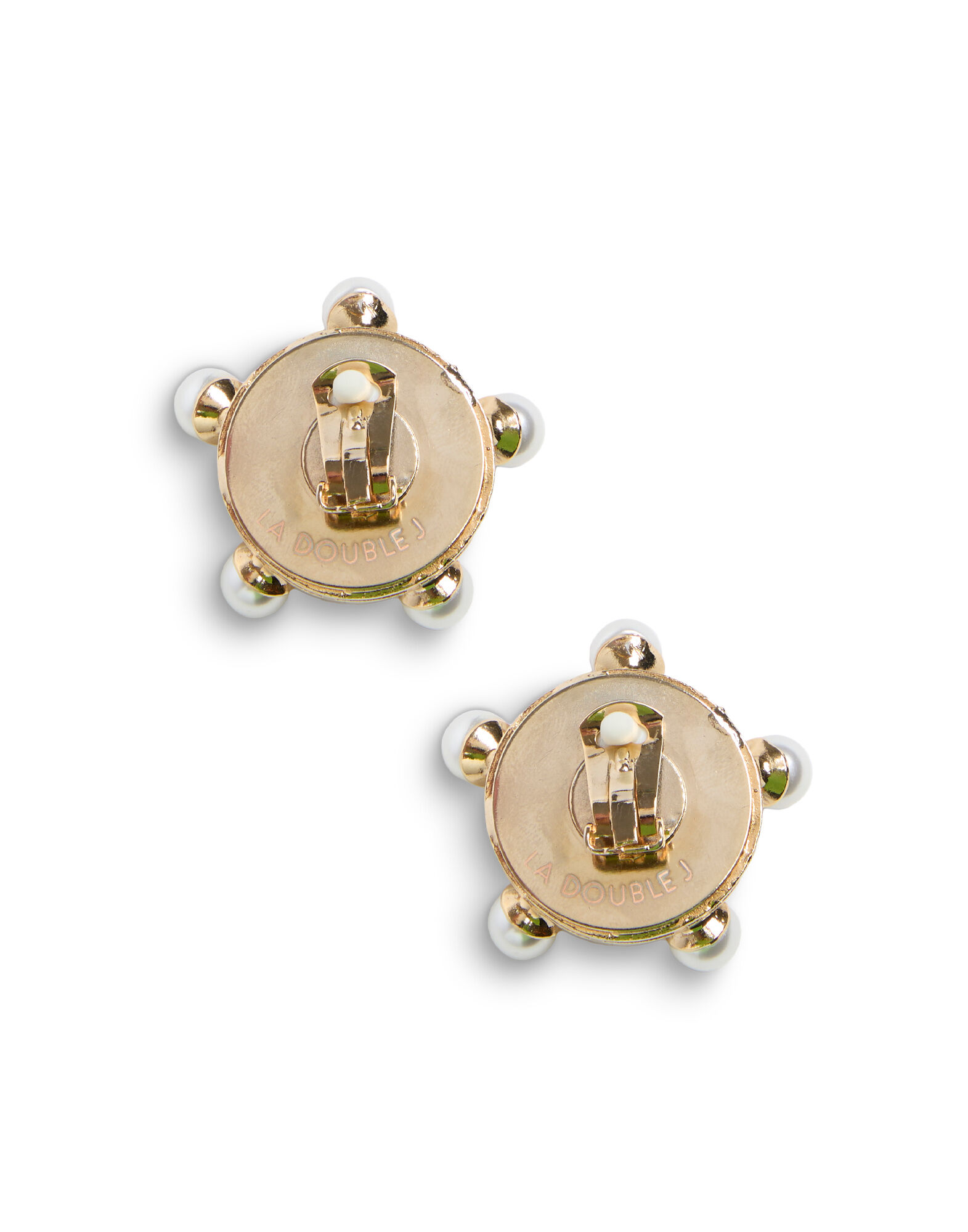 La DoubleJ Corsini Earrings Solid Gold EAR0044POL009SOLIDYE05