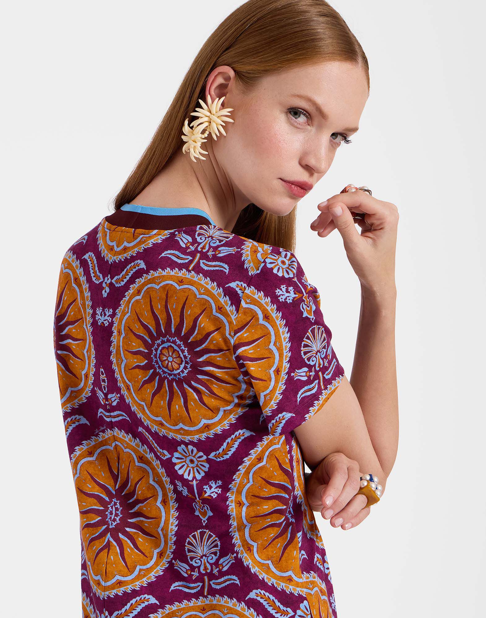 La DoubleJ Sporty Swing Dress Sovereign Purple DRE0247JER002SOV01PU01