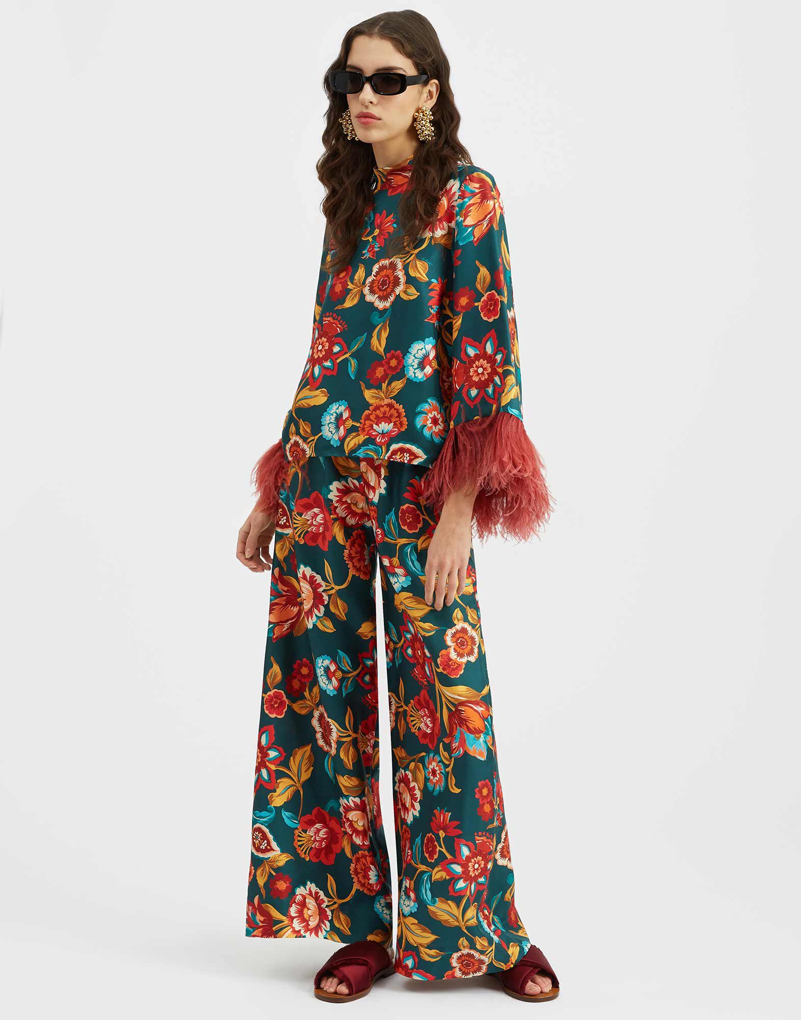 La DoubleJ Make An Exit Top Hottie Emerald TOP0104SIL001HOT01GR04