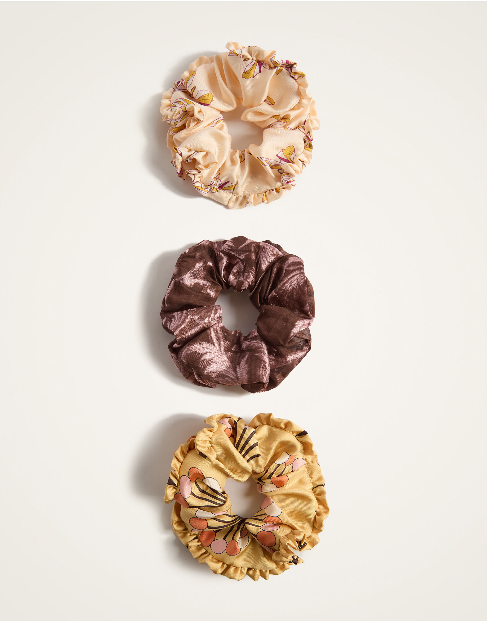 La DoubleJ Scrunchie Set Mixed Prints SCS0001MIX002MIX13MU30