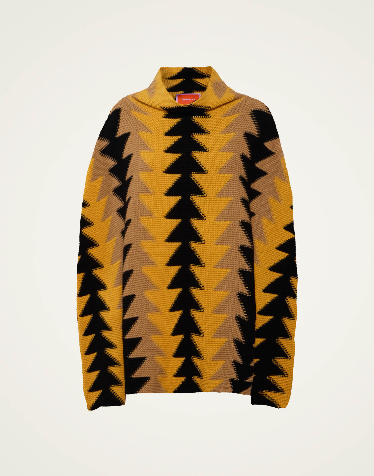 La DoubleJ Trine Cape Yellow PUL0184KNI096VA263YE02