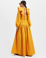 La DoubleJ Abito Della Vita Dress Solid Yellow DRE0343COT001MAR0003