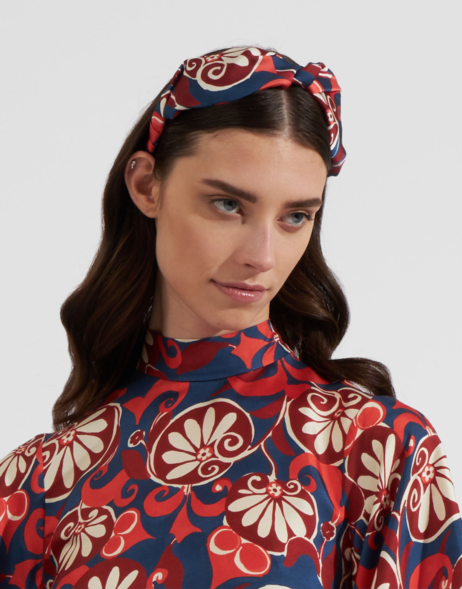 La DoubleJ Cerchietto Moonflower Navy HEB0010FOD001MOO01BU06