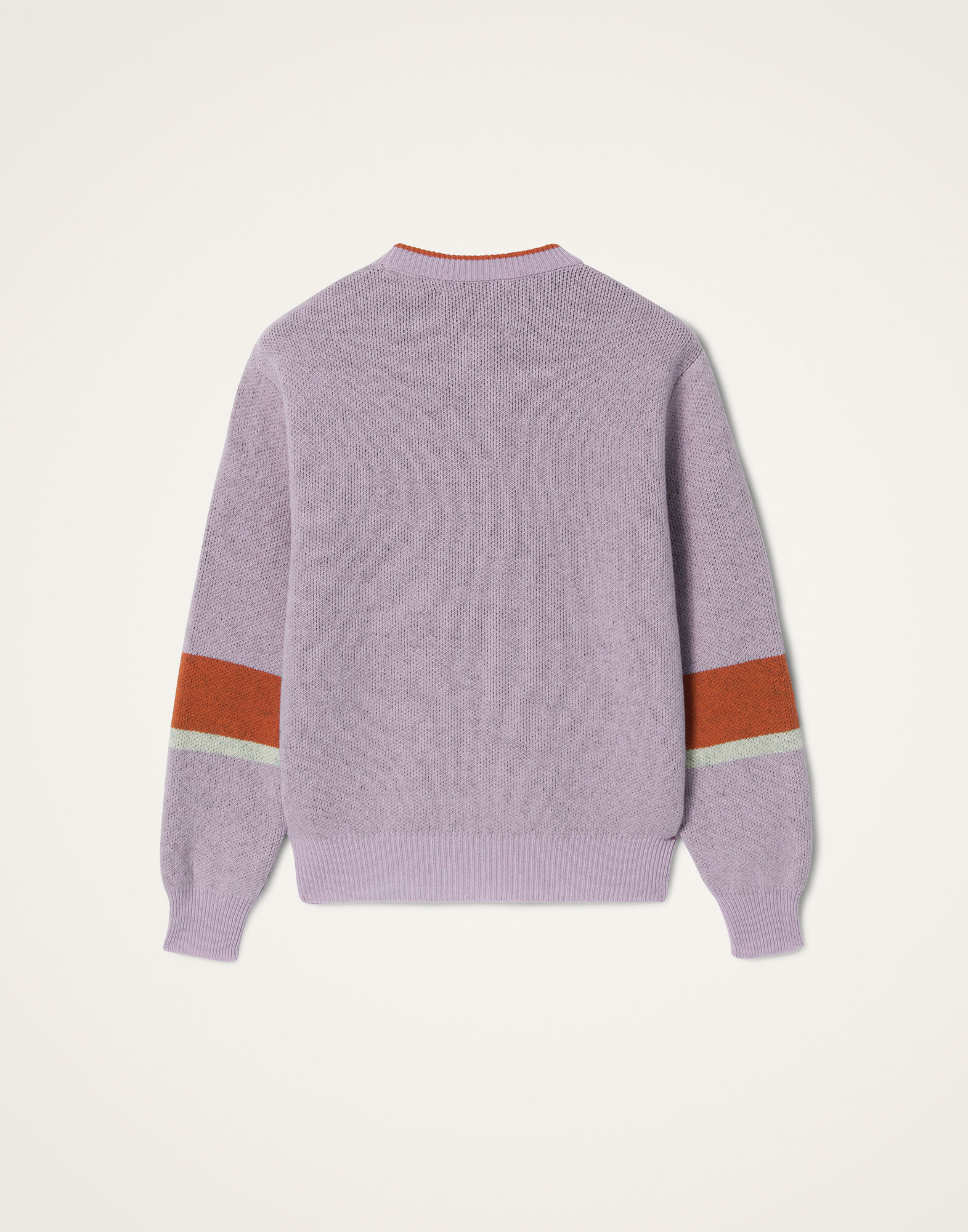 La DoubleJ Joy Sweater Color Block Lilac & Green PUL0248KNI156VA416PU02