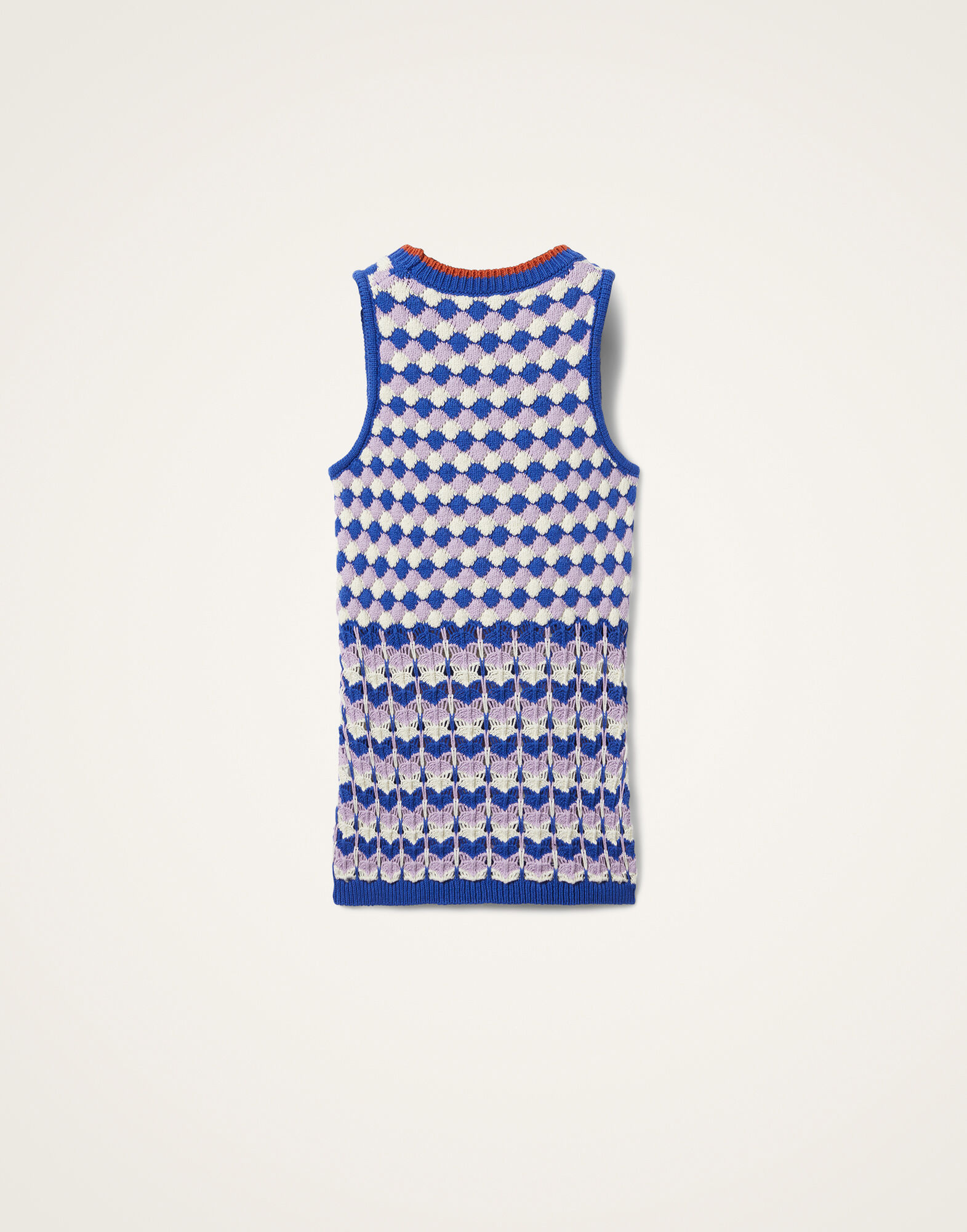 La DoubleJ Perry Street Top Multicolor Violet & Blue PUL0257KNI149VA339MU01