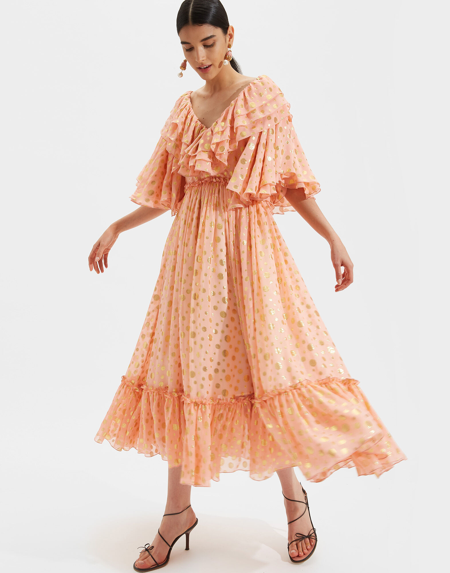 LaDoubleJ Birthday Dress Fil Coupe Rosa DRE0267FCP003ROS0004