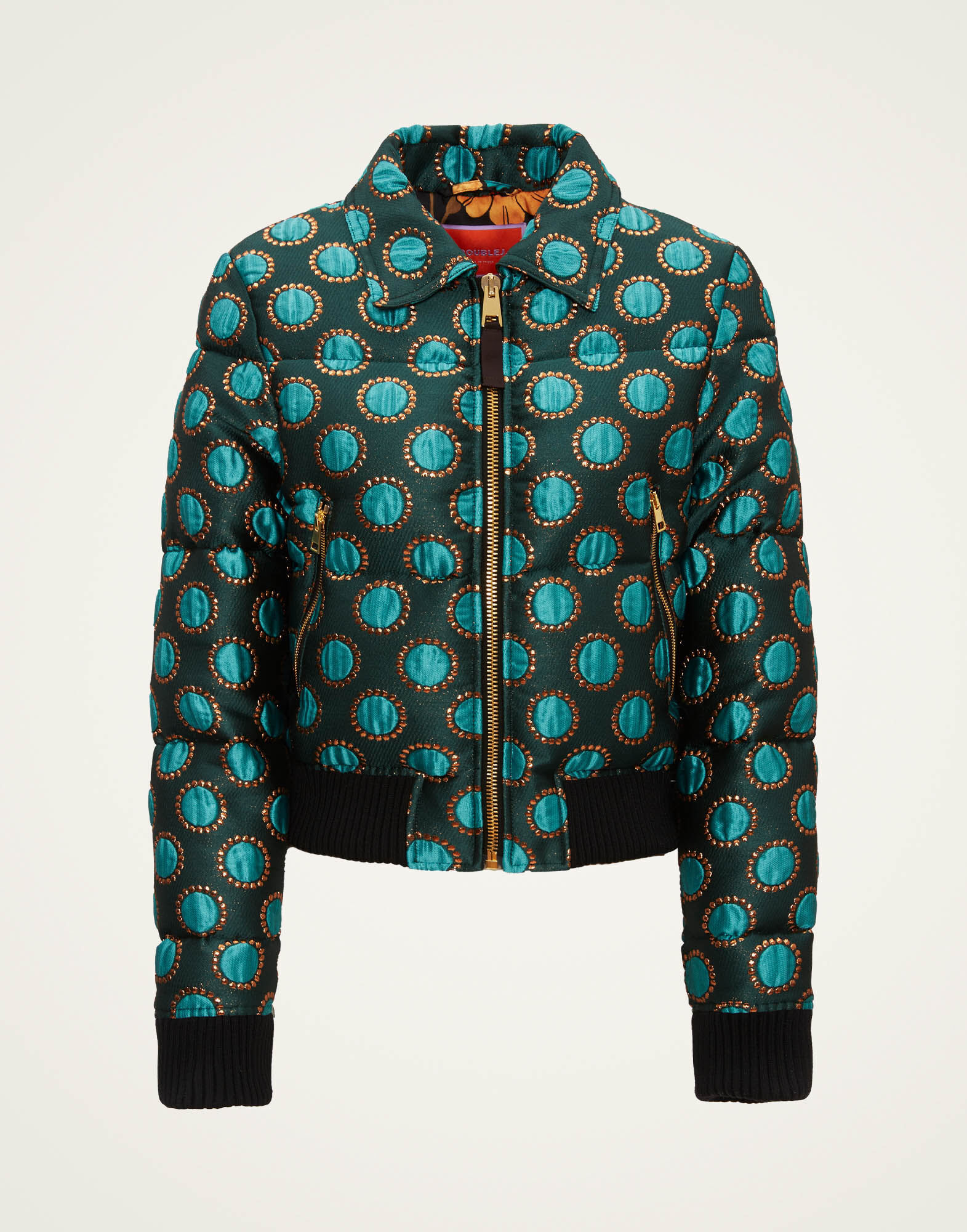 La DoubleJ La Comasca Puffer Bomber Winter Sun Emerald DOW0013JCQ060WSU01GR04