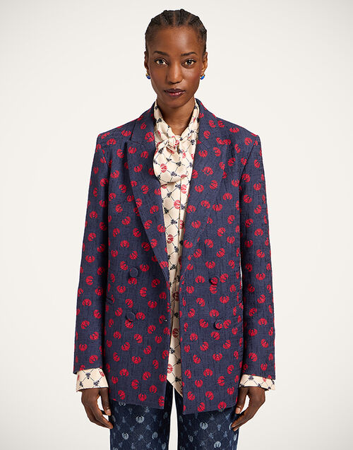 La DoubleJ Jagger Jacket Talismania Blue JAC0148COT005TAL01BU03